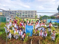 校外辅导员田间传技,科技进校园再添新彩 ——诸翟学校智慧农场喜获丰收